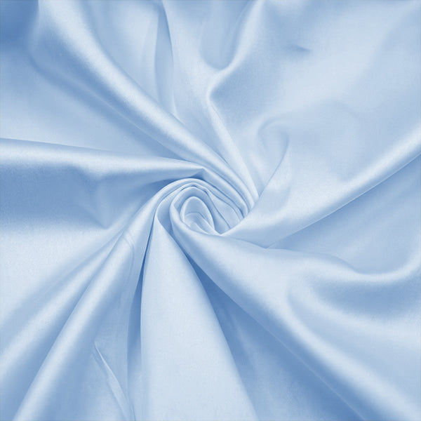 Tecido Tricoline Fio 80 New Luxor com Elastano Azul Bebê Acetinado — foto 1
