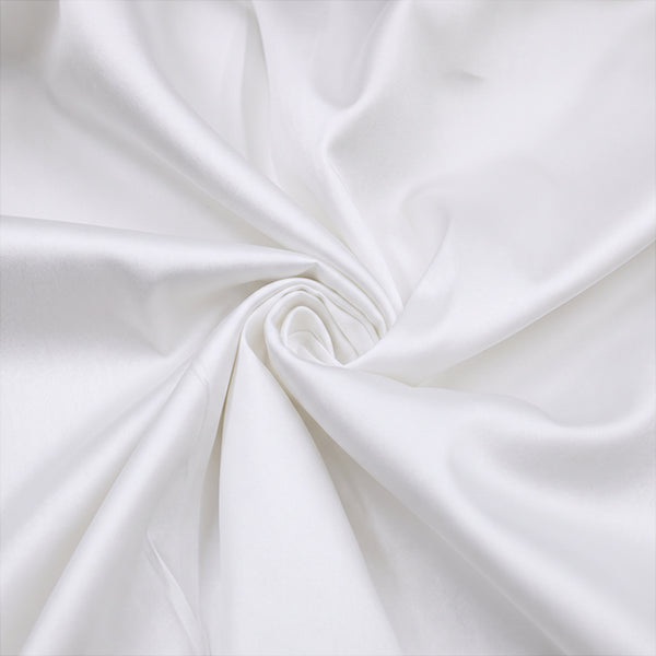 Tecido Tricoline Fio 80 New Luxor com Elastano Branco Acetinado — foto 1