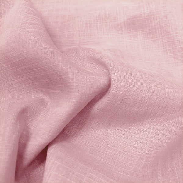 Outra vista da cambraia de algodão 19 rosa com trama de linho