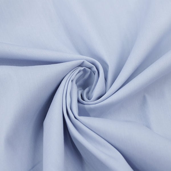 Tecido Tricoline fio 50 Viena Azul Bebê com Poliamida e Elastano - foto 1