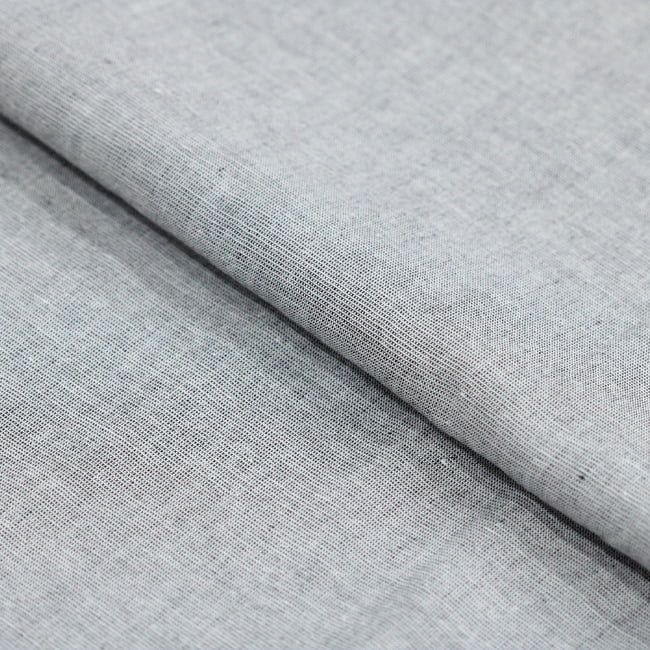 Tecido Camisaria Tricoline Fio 50 - Filas 16 - Liso - Chumbo - 100% Algodão - Milfios Tecidos