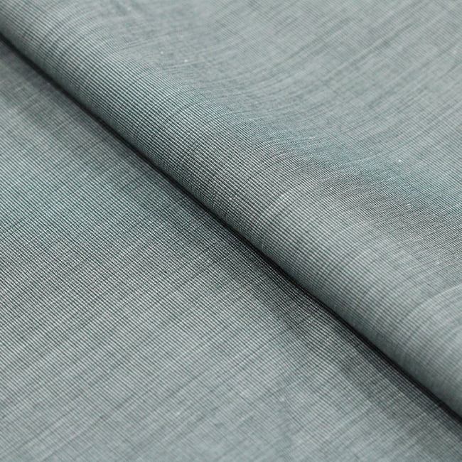 Tecido Camisaria Tricoline Fio 50  - Filas 28- Liso - Verde Musgo - 100% Algodão - Milfios Tecidos