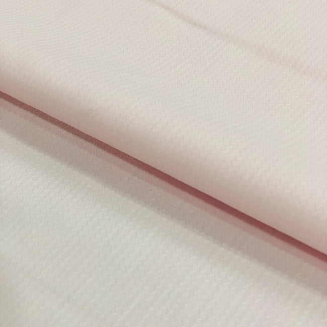 Tecido Camisaria Tricoline Fio 50 - Ravi 04 - Maquinetado - Rosa Claro - 100% Algodão  - Milfios Tecidos