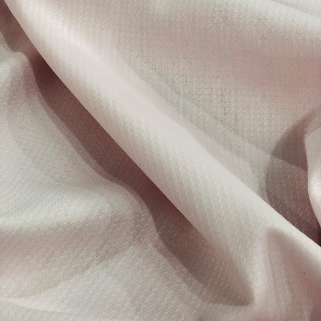 Tecido Camisaria Tricoline Fio 50 - Ravi 04 - Maquinetado - Rosa Claro - 100% Algodão  - Milfios Tecidos
