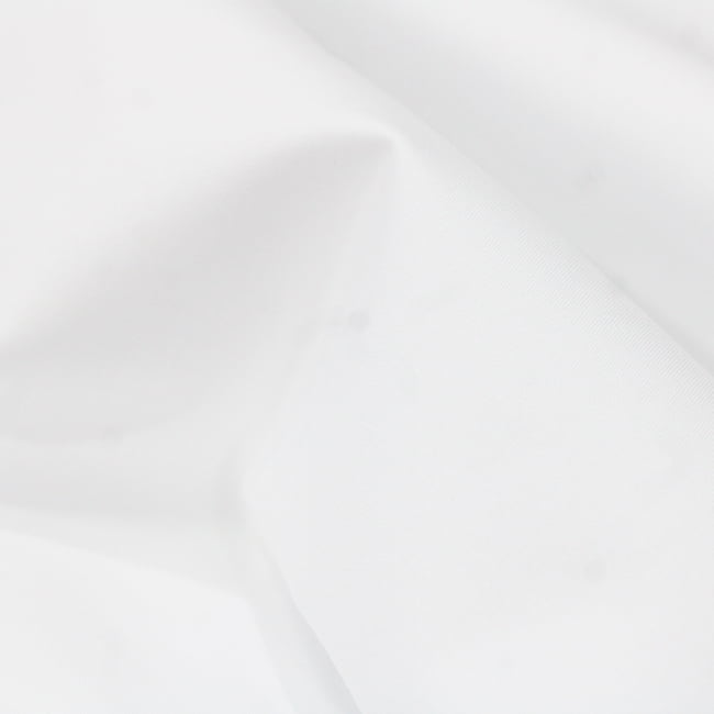 Tecido Camisaria Tricoline Fio 50  - Sais 01 - Liso - Branco - 100% Algodão - Milfios Tecidos