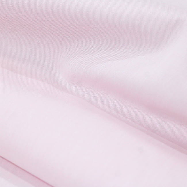 Tecido Camisaria Tricoline Fio 50 -  Sais 04 - Liso - Rosa - 100% Algodão - Milfios Tecidos
