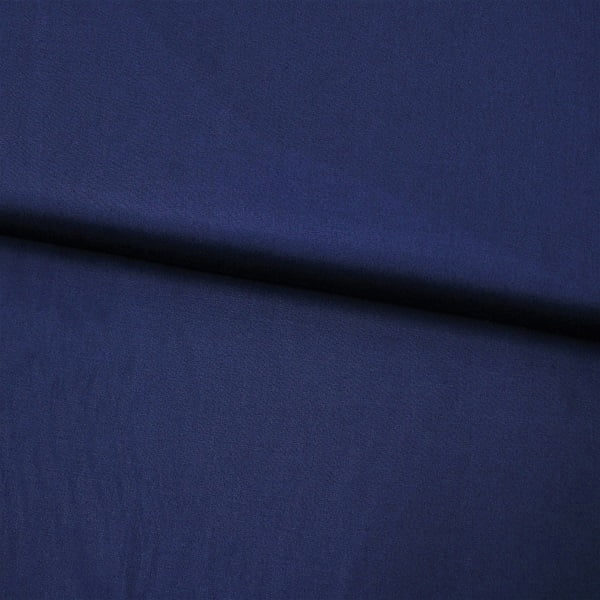 Tecido Camisaria Tricoline Fio 50 - Sais 15- Liso - Azul Marinho - 100% Algodão  - Milfios Tecidos
