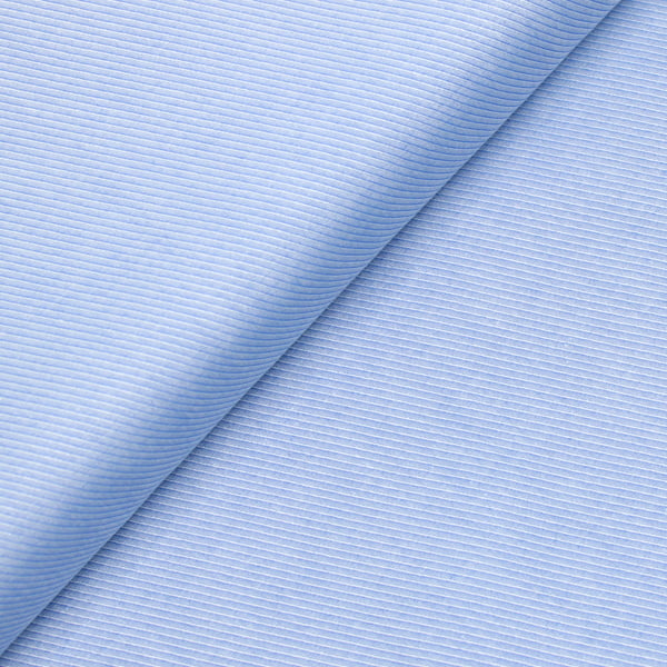 Tecido Camisaria Tricoline Fio 50 - Selkis 03 - Maquinetado - Azul Claro - 100% Algodão - Milfios Tecidos