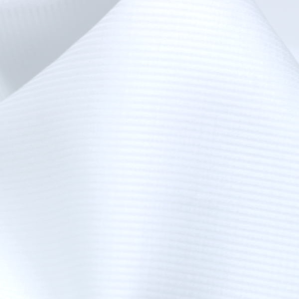 Tecido Camisaria Tricoline Fio 50 - Tinis 01 - Maquinetado - Branco - 100% Algodão - Milfios Tecidos