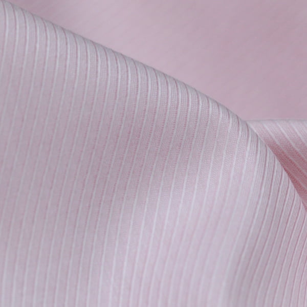 Tecido Camisaria Tricoline Fio 50 - Selkis 02 - Maquinetado - Rosa - 100% Algodão - Milfios Tecidos