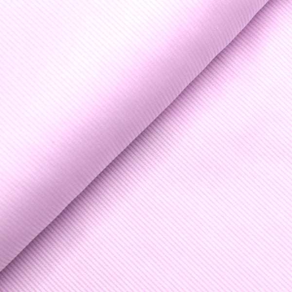Tecido Camisaria Tricoline Fio 50 - Tinis 02 - Maquinetado - Rosa - 100% Algodão - Milfios Tecidos