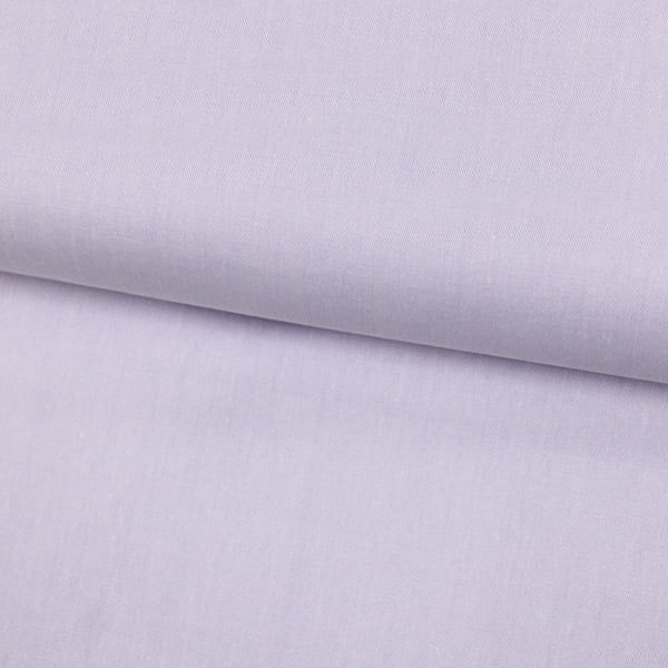 Tecido Camisaria Tricoline Fio 50 - Sais 13 - Liso - Lilás - 100% Algodão - Milfios Tecidos