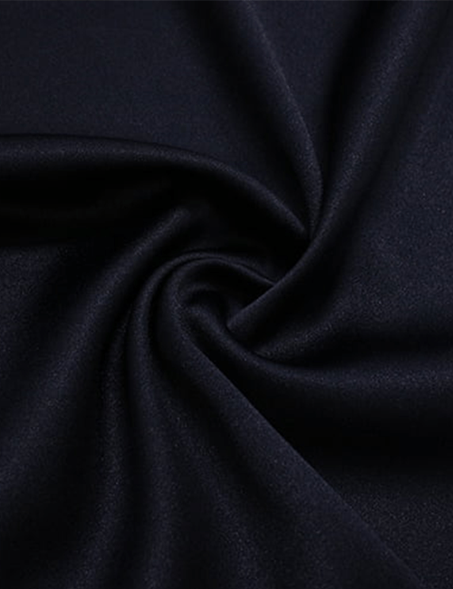 Tecido Prada Gabardine com Elastano Azul Navy, cor lisa – MILFIOS Tecidos