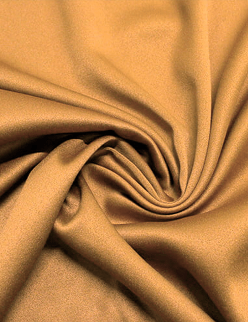 Tecido Prada Gabardine com Elastano Biscuit, cor lisa – MILFIOS Tecidos