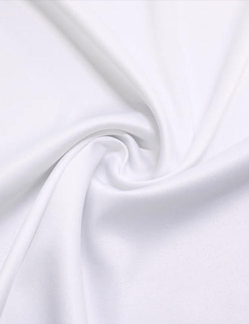 Tecido Prada Gabardine com Elastano Branco, cor lisa – MILFIOS Tecidos
