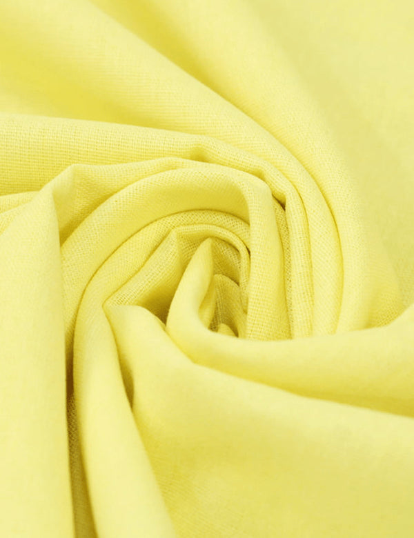 Tecido Linho Com Viscose Liso Premium - Pinacolada - 28% Linho 68% Viscose 4% Fibras Diversas - Largura 1,35m - MILFIOS Tecidos