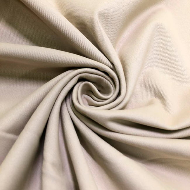 Tecido Sarjado Cotton Satin Peletizado - Areia - 98% Algodão 2% Elastano - Milfios Tecidos