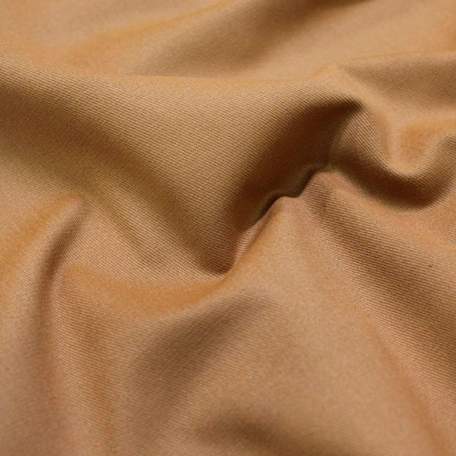 Tecido Sarjado Cotton Satin Peletizado - Caramelo - 98% Algodão 2% Elastano - Milfios Tecidos