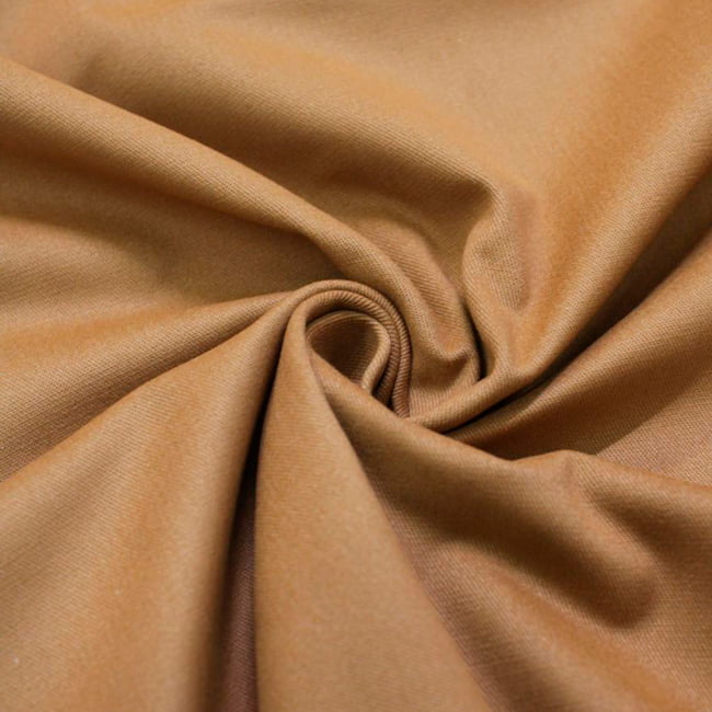 Tecido Sarjado Cotton Satin Peletizado - Caramelo - 98% Algodão 2% Elastano - Milfios Tecidos