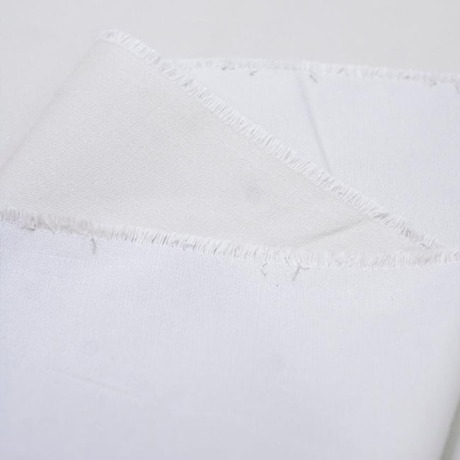 Tecido Sarjado Cotton Satin Peletizado - Creme - 98% Algodão 2% Elastano - Milfios Tecidos