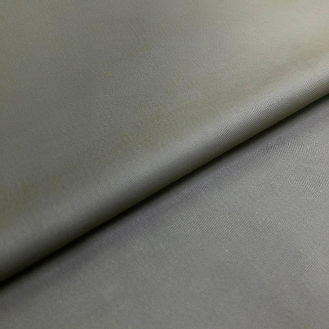 Tecido Sarjado Cotton Satin Peletizado - Musgo - 98% Algodão 2% Elastano - Milfios Tecidos