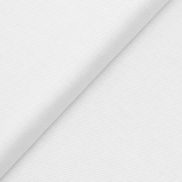 Tecido Camisaria Tricoline Fio 50 - Selkis 01 - Maquinetado - Branco - 100% Algodão - Milfios Tecidos