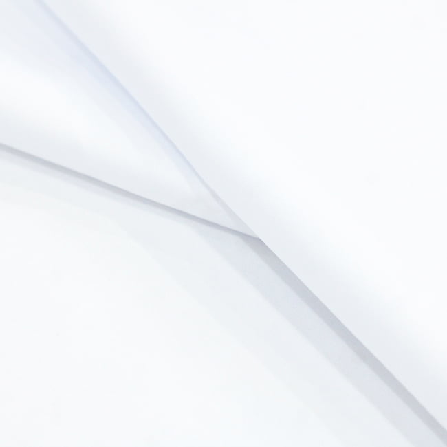 Tecido Camisaria Tricoline Fio 80 - New Luxor 01 Branco Acetinado - 100% Algodão Egípcio  - Milfios Tecidos