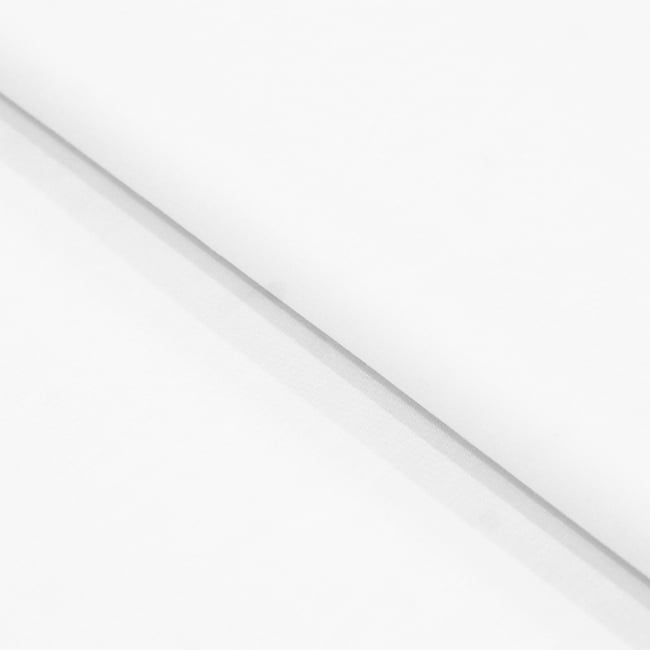Tecido Camisaria Tricoline Fio 60 - Cairo 01 - Branco Óptico - 100% Algodão - Milfios Tecidos