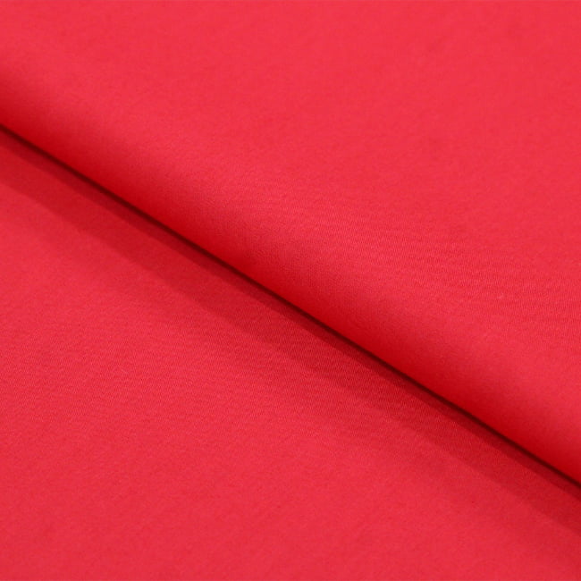 Tecido Camisaria Tricoline Fio 60 - Cairo 04 - Vermelho - 100% Algodão - Milfios Tecidos