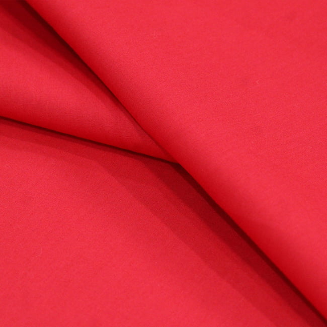 Tecido Camisaria Tricoline Fio 60 - Cairo 04 - Vermelho - 100% Algodão - Milfios Tecidos