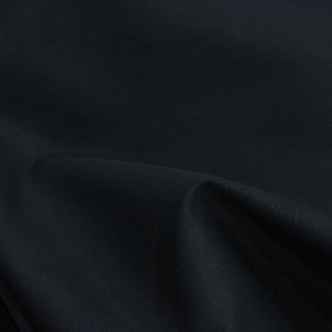 Tecido Camisaria Tricoline Fio 60 - Cairo 07 - Preto - 100% Algodão - Milfios Tecidos