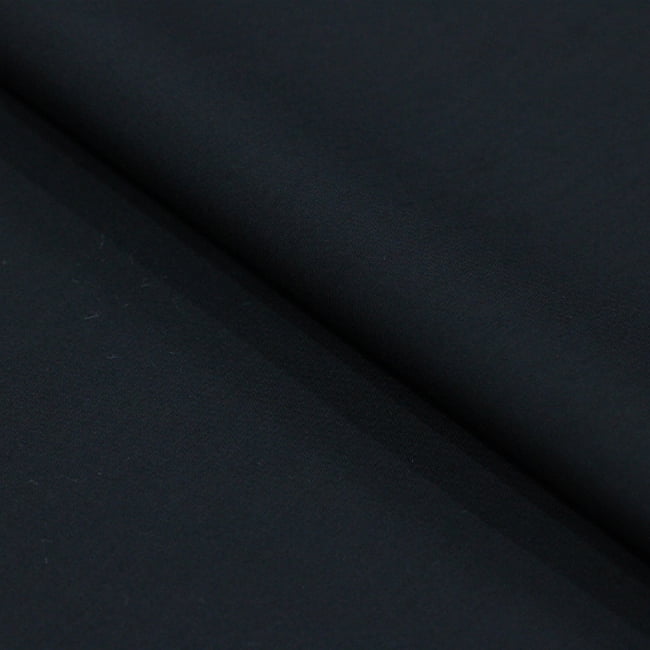 Tecido Camisaria Tricoline Fio 60 - Cairo 07 - Preto - 100% Algodão - Milfios Tecidos