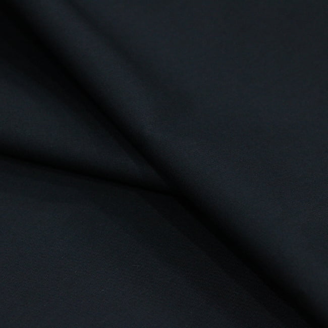 Tecido Camisaria Tricoline Fio 60 - Cairo 07 - Preto - 100% Algodão - Milfios Tecidos