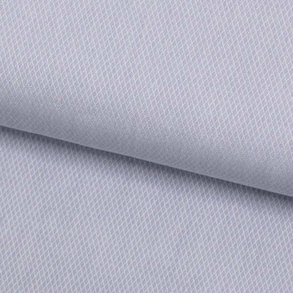 Tecido Camisaria Tricoline Fio 50 - Verona 02 - Azul Claro - Maquinetado - 100% Algodão - Milfios Tecidos