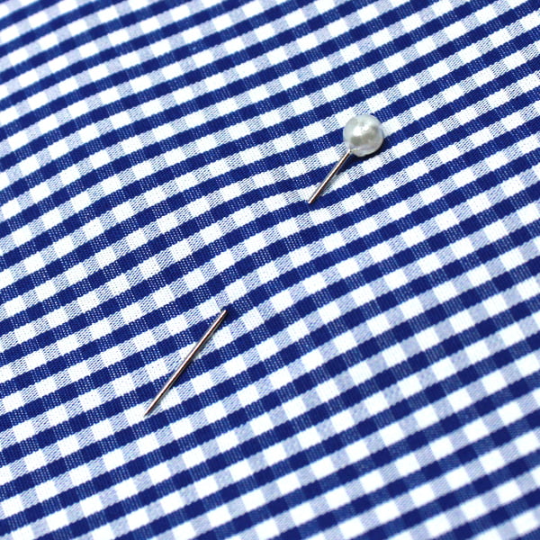 Tecido Camisaria Tricoline Fio 70 - Anit 29 - Xadrez P - Azul Royal - 100% Algodão - Milfios Tecidos