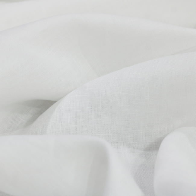 Tecido Linho Puro 24 - Off White - 100% Linho  - Milfios Tecidos
