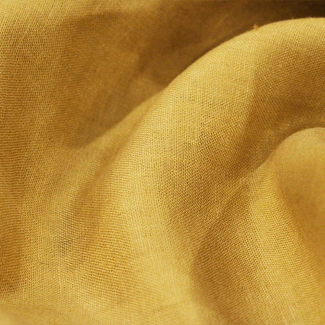 Tecido Linho Puro 44 - Khaki - 100% Linho 190g - Milfios Tecidos