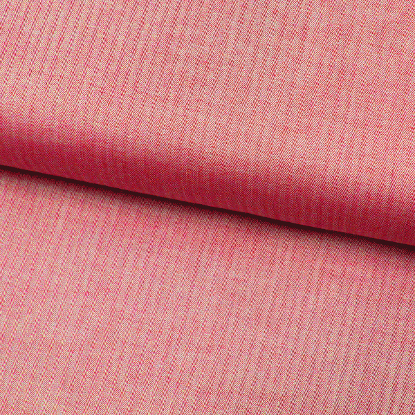 Tecido Camisaria Tricoline Fio 50 - Bolonha 08 - Vermelho - 100% Algodão - Milfios Tecidos