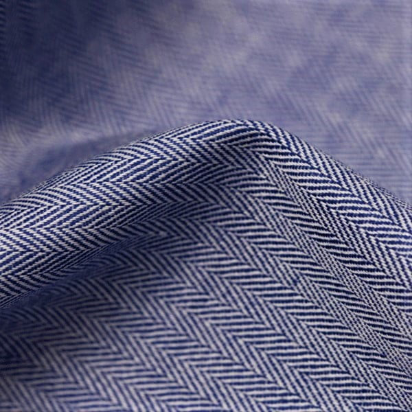 Tecido Camisaria Tricoline Fio 50 - Bolonha 09 - Azul Jeans - 100% Algodão - Milfios Tecidos