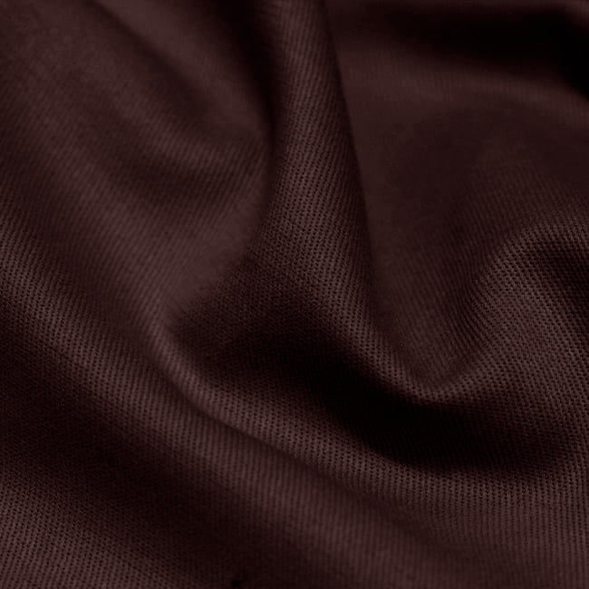 Tecido Sarjado Cotton Satin Liso - Rubro - 98% Algodão 2% Elastano - Milfios Tecidos