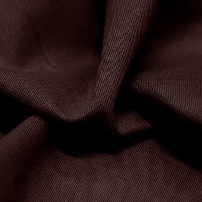 Tecido Sarjado Cotton Satin Liso - Rubro - 98% Algodão 2% Elastano - Milfios Tecidos