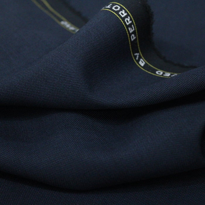 Tecido Alfaiataria Lã fria Classic Paramount 12 Azul Noite - Twill Leve - Milfios Tecidos