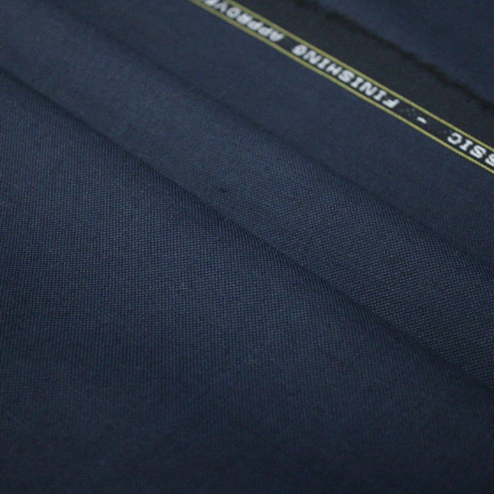 Tecido Alfaiataria Lã fria Classic Paramount 12 Azul Noite - Twill Leve - Milfios Tecidos
