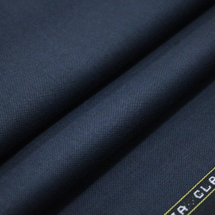 Tecido Alfaiataria Lã fria Classic Paramount 12 Azul Noite - Twill Leve - Milfios Tecidos