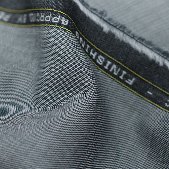 Tecido Alfaiataria Lã fria Classic Paramount 14 Cinza - Twill Leve - Milfios Tecidos