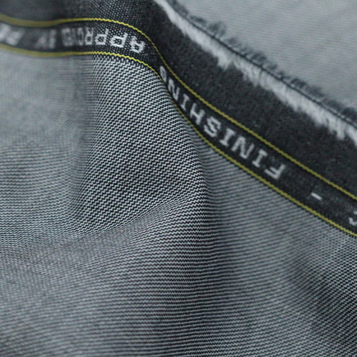 Tecido Alfaiataria Lã fria Classic Paramount 14 Cinza - Twill Leve - Milfios Tecidos