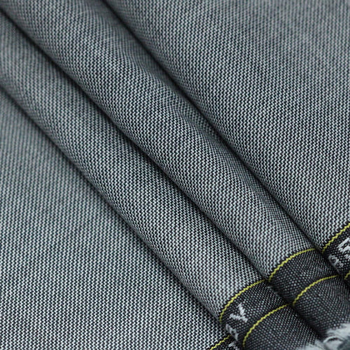 Tecido Alfaiataria Lã fria Classic Paramount 14 Cinza - Twill Leve - Milfios Tecidos