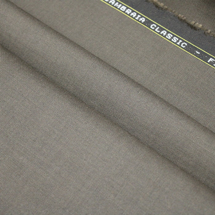 Tecido Alfaiataria Lã fria Classic Paramount 13 Marrom - Twill Leve - Milfios Tecidos