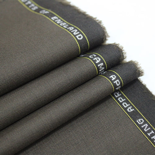 Tecido Alfaiataria Lã fria Classic Paramount 13 Marrom - Twill Leve - Milfios Tecidos