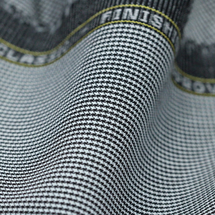 Tecido Alfaiataria Lã fria Classic Paramount 11 Pied De Poule Preto e Branco - Gabardine Premium - Milfios Tecidos